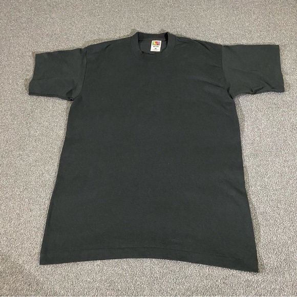 Vintage Classic Blank Fruit Of The Loom Best T-Shirt Single Stitched Size Large - Picture 1 of 9